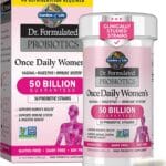 Garden of Life Once Daily Dr. Formulated Probiotics for Women 50 Billion CFU 16 Probiotic Strains with Organic Prebiotics for Digestive, Vaginal & Immune Health, Dairy Free, Shelf Stable 30 Capsules