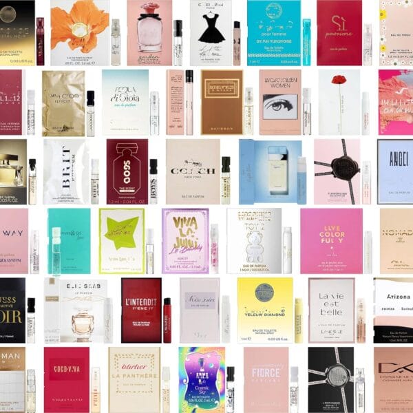 Perfume High End Designer Fragrance Sampler Set for Women - (Pack of 12 Sample Vials)