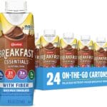 Carnation Breakfast Essentials Ready to Drink with Fiber, Rich Milk Chocolate, 8 FL OZ Carton (Pack of 24) (Packaging May Vary)