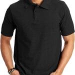 Hanes Mens X-Temp Short Sleeve Polo Shirt, Midweight Men's Shirt