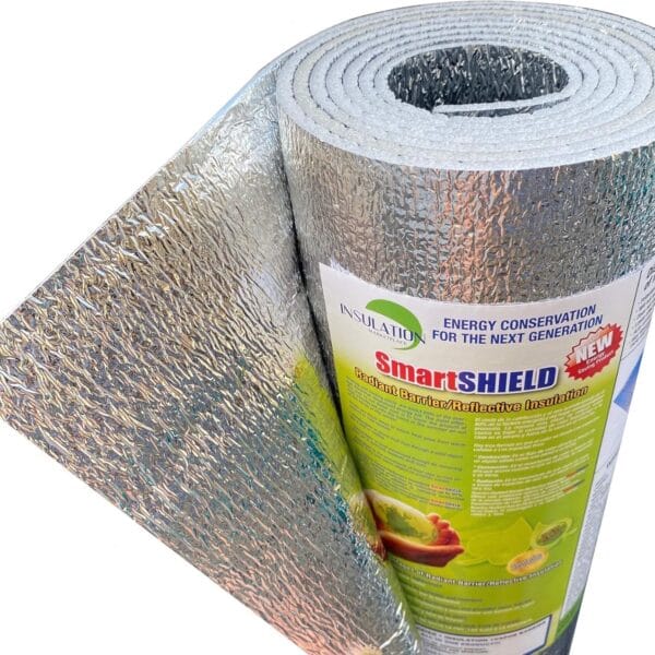 INSULATION MARKETPLACE SmartSHIELD -3mm 24inx10Ft ReflectiveINSULATION Roll, Foam Core Radiant Barrier, ThermalINSULATION Shield - Engineered Foil