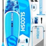 SLOOSH Inflatable Stand Up Paddle Board, 10'6" Paddle Boards with Premium Accessories, Non-Slip EVA Deck, Ultra-Light Carry Bag Pump, Ripple SUP for Youth & Adults of All Skill Levels