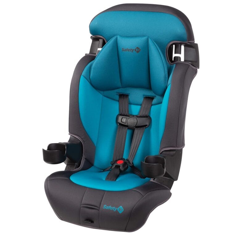 Safety 1st Grand 2-in-1 Booster Car Seat, Forward Facing Car Seat with Harness, High Back Booster Seat for Car, 30-65 Pounds and Belt-Positioning Booster, Car Seats, 40-100 Pounds, Capri Teal