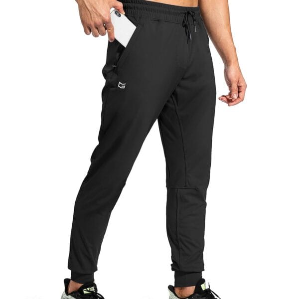 G Gradual Men's Sweatpants with Zipper Pockets Athletic Pants Traning Track Pants Joggers for Men Soccer, Running, Workout