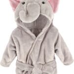 Hudson Baby Unisex Baby Plush Animal Face Bathrobe