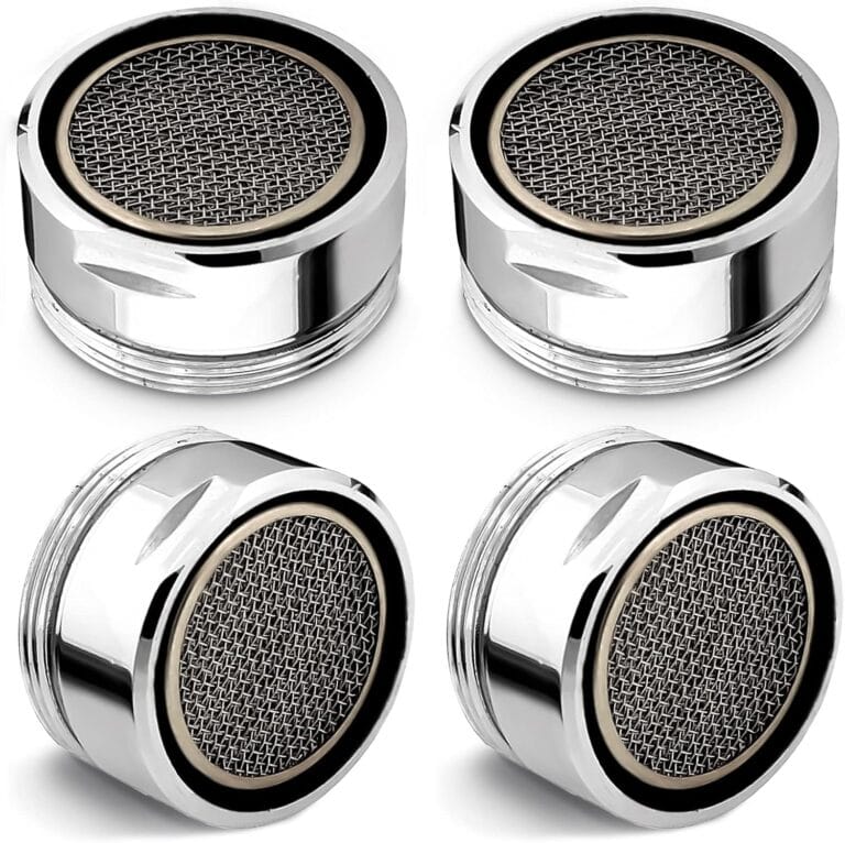 4Pcs Bathroom Faucet Aerator Replacement - 15"/16" 24mm Kitchen Bathroom Sink Attachment High Flow Aerator for Sink Faucet Aerators M24 Male Thread