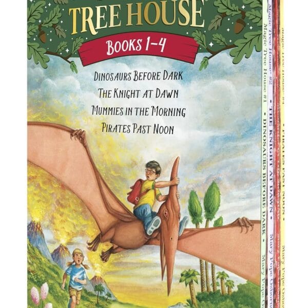 Magic Tree House Boxed Set, Books 1-4: Dinosaurs Before Dark, The Knight at Dawn, Mummies in the Morning, and Pirates Past Noon