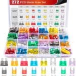 Nilight - 50019R 272pcs Standard & Mini & Low Profile Mini Blade Fuse Assortment, 2A 5A 10A 15A 20A 25A 30A 35A Replacement Fuses for Car Boat Truck SUV Automotive