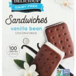 So Delicious Dairy Free Coconut Milk Frozen Dessert Sandwich, Vanilla Bean, Vegan, Non-GMO Project Verified, 8 Pack