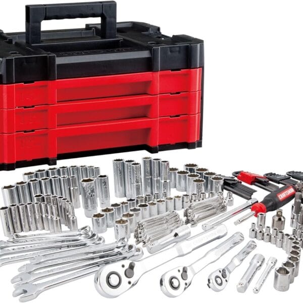 Craftsman 262-Piece Mechanic Tool Set, Master Socket Set with 3-Drawer VERSASTACK Tool Box, SAE/Metric Set (CMMT45309)