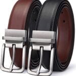 BULLIANT Men's Belt,Reversible Belt Adjustable For Gift Men 1.25-Cut For Fit-2 Sides in 1 Belt(Not 2)