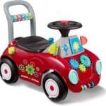 Radio Flyer Busy Buggy, Sit to Stand Toddler Ride On Toy, Ages 1-3, Red Kids Ride On Toy, Large