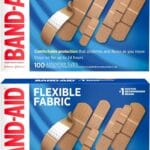 Band-Aid Brand Flexible Fabric Adhesive Bandages for Comfortable Flexible Protection, Twin Pack, 2 x 100 ct