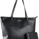 Montana West Tote Bags Vegan Leather Purses and Handbags for Women Top Handle Ladies Shoulder Bags