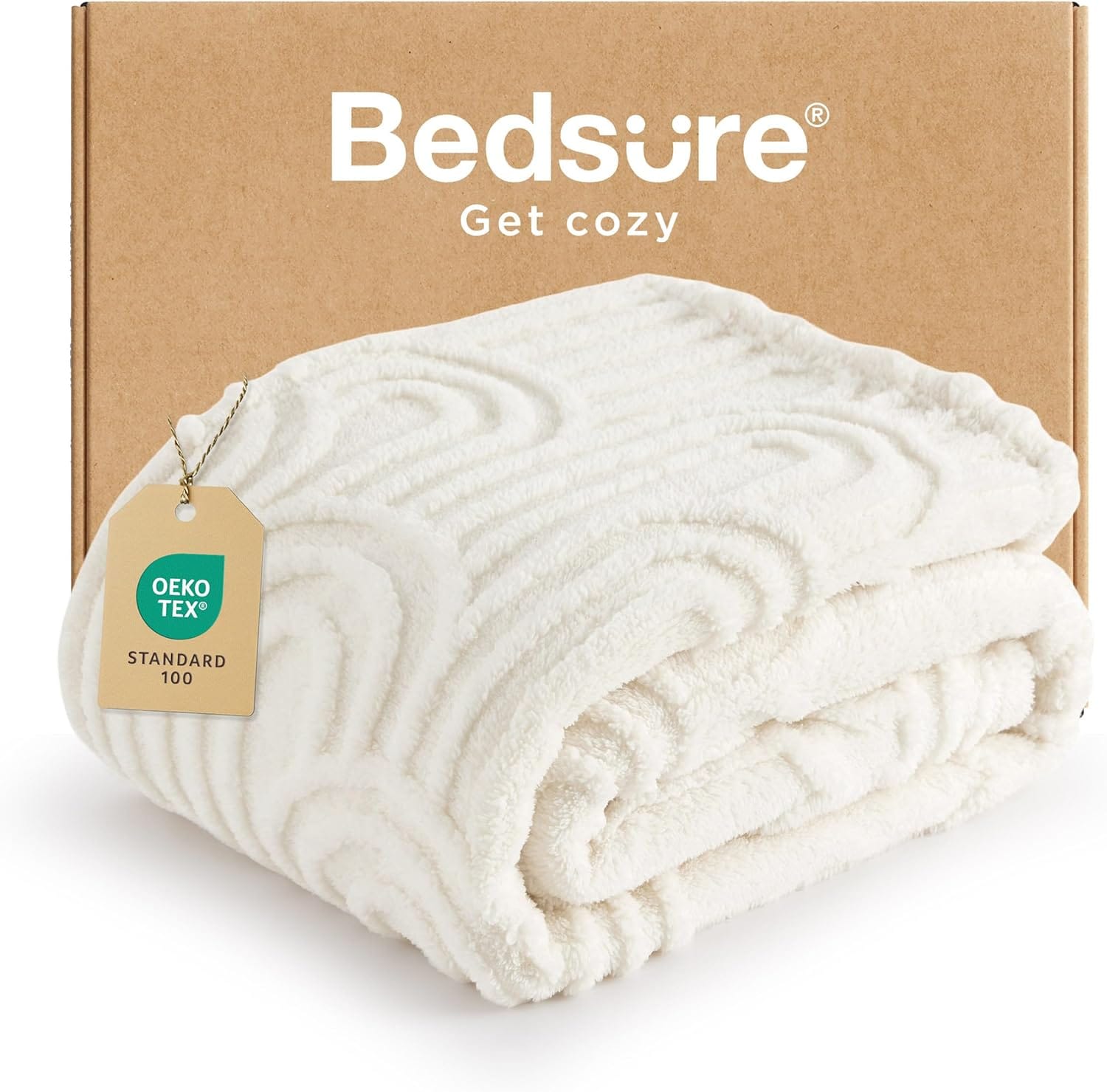 Bedsure Throw Blanket For Couch Super Soft & Cozy Summer Blankets For Women, Fluffy Fleece Throw For Girls, Room Decor Aesthetic Gifts For Mom, Cute Birthday Gifts For Women, White, 50x60 Inches Bedsure Throw Blanket for Couch - Super Soft & Cozy Summer Blankets for Women, Fluffy Fleece Throw for Girls, Room Decor Aesthetic Gifts for Mom, Cute Birthday Gifts for Women, White, 50x60 Inches