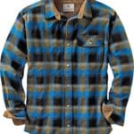 Legendary Whitetails Men's Buck Camp Flannel, Long Sleeve Plaid Button Down Casual Shirt, Corduroy Cuffs