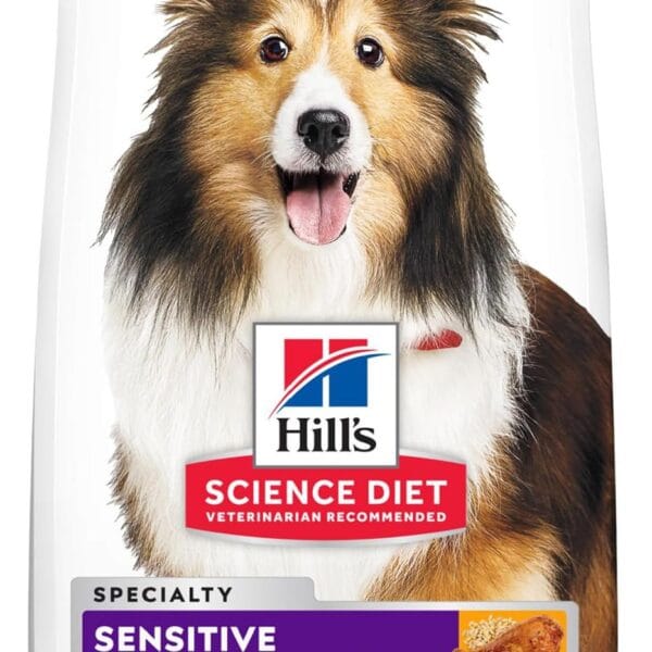 Hill's Science Diet Sensitive Stomach & Skin, Adult 1-6, Stomach & Skin Sensitivity Support, Dry Dog Food, Chicken Recipe, 30 lb Bag