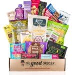 Healthy VEGAN Snacks Care Package: Non-GMO, Vegan Jerky, Protein Bars, Cookies, Fruit & Nuts, Healthy Gift Basket Alternative, Snack Variety Pack, College Student Care Package