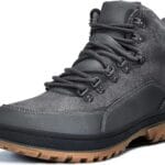 Wondamo Men's Snow Boots Lightweight Waterproof Winter Boots Fur Lined Anti-slip Cold Weather Shoes