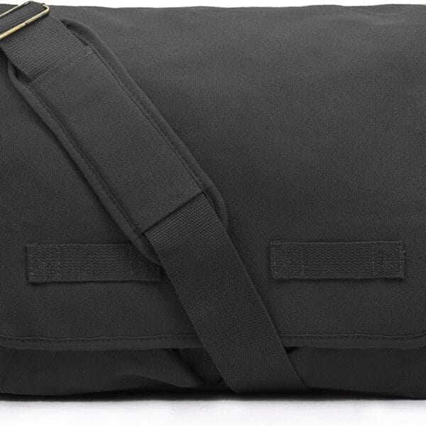 Sweetbriar Classic Vintage Messenger Bag - Original Heavyweight Cotton Canvas Shoulder Bag with Upgraded Features