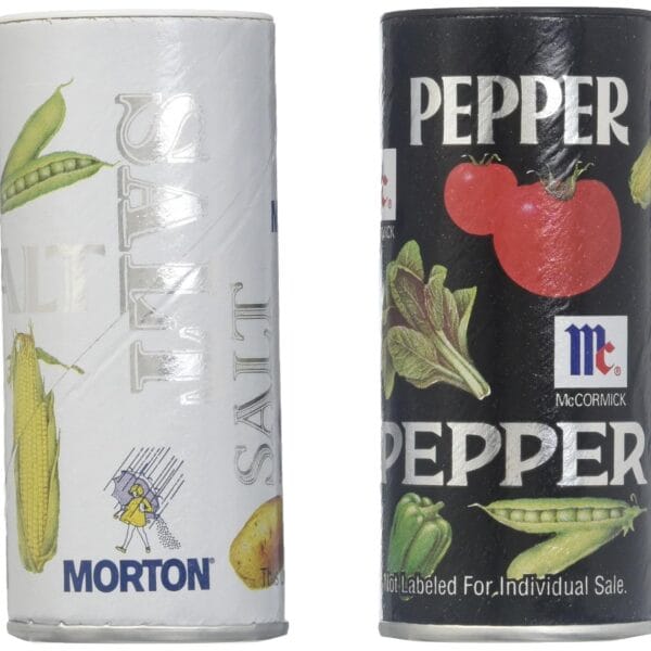 Morton Salt & Pepper Shakers