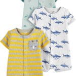 Simple Joys by Carter's Baby 3-Pack Snap-up Rompers