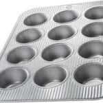 USA Pan Bakeware Muffin Pan, 12-Well, Aluminized Steel