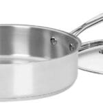 Cuisinart Stainless Steel, 5.5 Quart Saut Pan w/ Cover, Helper Handle, Chef's Classic, 733-30H
