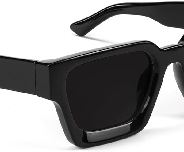 Trendy Square Sunglasses for Men Women Fashion Thick Rectangle Sun Glasses UV Protection Shades Designer Style