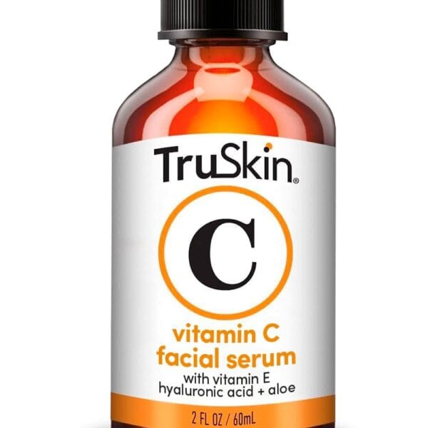 TruSkin Vitamin C Serum For Face  Anti Aging Formula with Vitamin C, Hyaluronic Acid, Vitamin E  Brightening Serum  Improve Appearance of Dark Spots, Tone, Fine Lines & Wrinkles, 2 Fl Oz