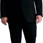 Haggar Mens JMH Premium Stretch Tailored Fit Suit Separates - Pants and Jackets (Big & Tall Sizes)
