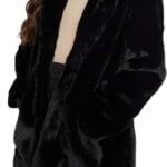 TOPONSKY Womens Winter Warm Lapel Faux Fur With Inner Lining & Buttons Coats