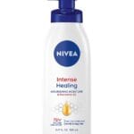 NIVEA Intense Healing Body Lotion for Very Dry, Itchy Skin with Glycerin, Provitamin B5 and Niacinamide, 72-Hour Body Moisturizer, 16.9 Fl Oz Pump Bottle