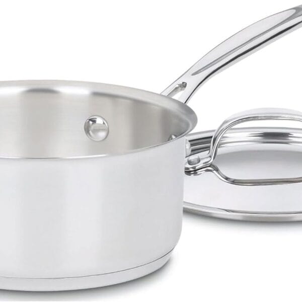 Cuisinart 1.5 Quart Saucepan w/Cover, Chef's Classic Stainless Steel Cookware Collection, 719-16