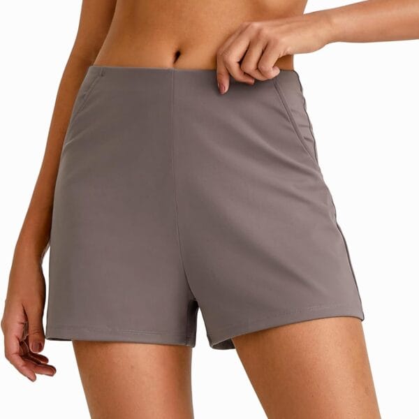 G4Free Casual Shorts for Women 3'' Athletic Shorts Elastic Waist Running Shorts Summer Shorts with Pockets