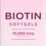Nature's Bounty Biotin 10000mcg Supplement, Supports Healthy Hair, Skin and Nails, Optimal Solutions Hair Vitamin with Biotin, 90 Rapid Release Liquid Softgels