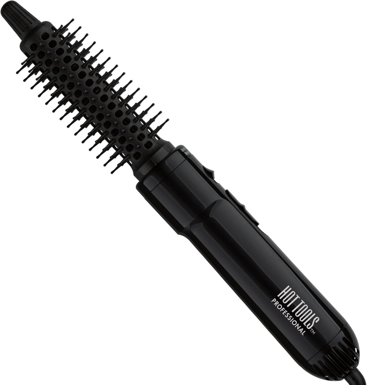 Hot Tools Pro Artist Hot Air Styling Brush | Style, Curl and Touch Ups (1) Black