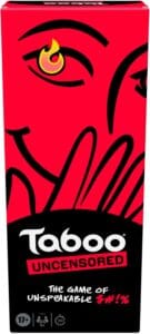 Hasbro Gaming Taboo Uncensored Board Game for Adults Only | Ages 17+ | 4+ Players | 20 Mins. Avg. | Hilarious NSFW Party Games for Adults