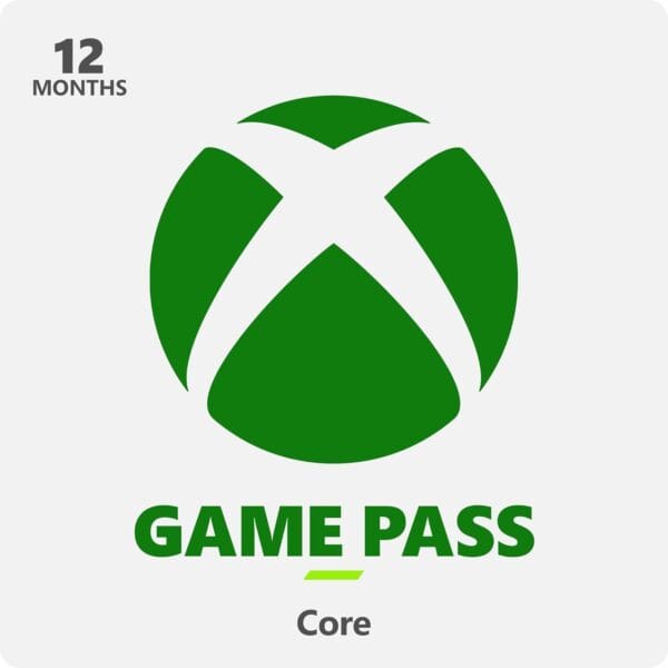 Xbox Game Pass Core  12 Month Membership [Digital Code]