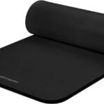 Retrospec Solana Yoga Mat 1" Thick With Nylon Carry Strap for Men & Women - Non Slip Exercise Mat for Home Yoga, Pilates, Stretching, Floor & Fitness Workouts
