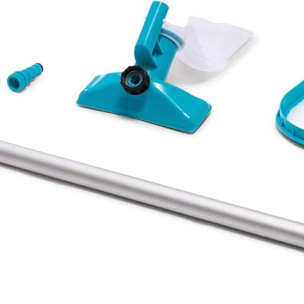 Intex 28002E Cleaning Maintenance Swimming Pool Kit with Vacuum, Surface Skimmer, and Telescoping Pole for Above Ground Pools (Pool Sold Separately)
