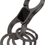 Idakekiy Key Chain Quick Release Spring with 4 Key Rings Heavy Duty Car Keychain Organizer for Men and Women