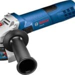 BOSCH GWS8-45 4-1/2 Inch 7.5 Amp Angle Grinder with Lock-On Switch, Lightweight Design, and Durable Protection Guard for Metal and Concrete Grinding
