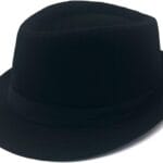 1920s Men Fedora Hat Cap for Men,Manhattan Hat for 1920s Mens Gatsby Costume Accessories