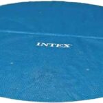 INTEX 28011E Solar Pool Cover: For 10ft Round Easy Set and Metal Frame Pools  Insulates Pool Water  Reduces Water Evaporation  Keeps Debris Out  Reduces Chemical Consumption