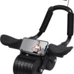 Ab Roller Wheelwith Timer Automatic Rebound Abdominal WheelElbow Support Abs Roller Wheel Core Exercise Equipment