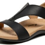 Athlefit Orthopedic Sandals for Women Comfortable Beach Orthotic Sandals with Arch Support