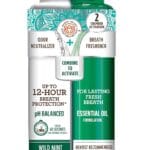 GuruNanda Dual Barrel Breath Harmonizer Mouthwash - Freshens Breath - Alcohol & Fluoride Free with Sodium Chlorite & Essential Oils - Wild Mint Flavor, 20 Fl Oz