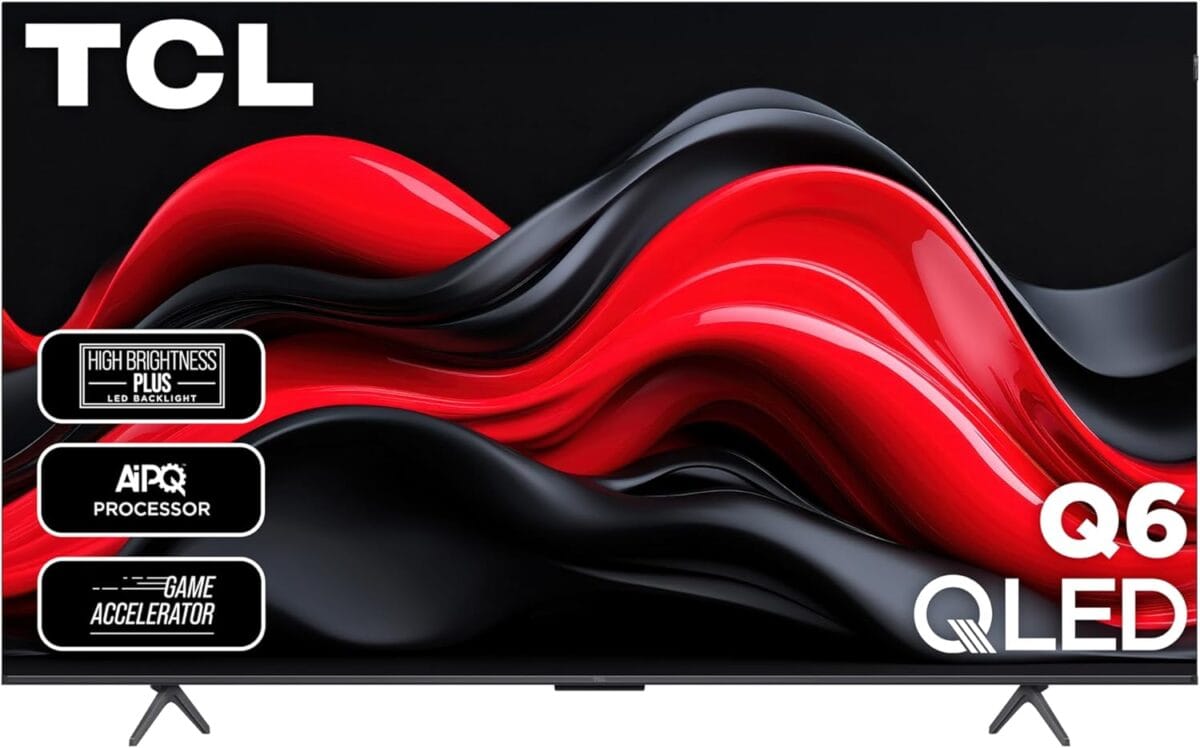 TCL 65-Inch Q65 QLED 4K UHD Smart TV with Google TV (65Q651G, 2024 Model) Dolby Vision, Dolby Atmos, HDR Pro+, Game Accelerator Enhanced Gaming, Voice Remote, Works with Alexa, Streaming Television