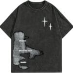 Verdusa Men's Letter Graphic Drop Shoulder T Shirts Casual Round Neck Tee Top